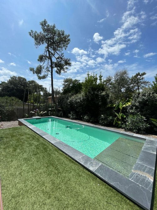 Réalisation d'une piscine au Cap Ferret